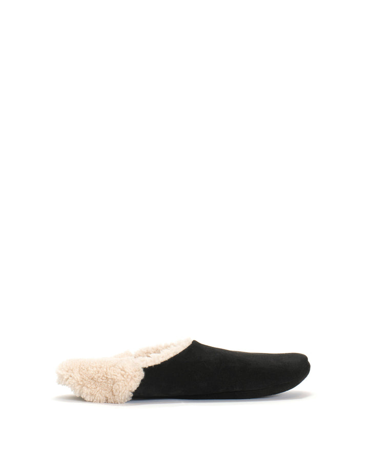 anonymous copenhagen Lambiees shearling Calf suede Black