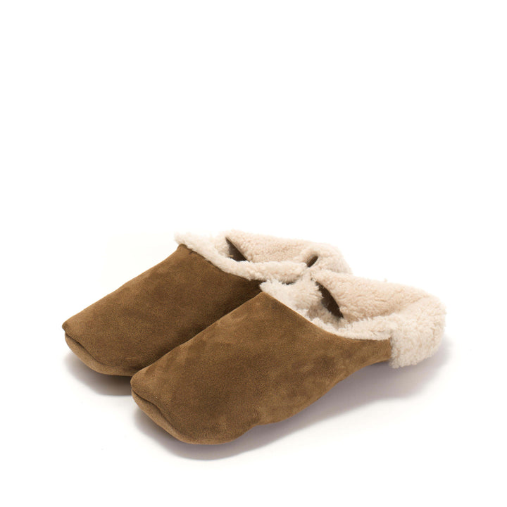 Anonymous Copenhagen Lambiees Shearling Calf Suede Cinnamon