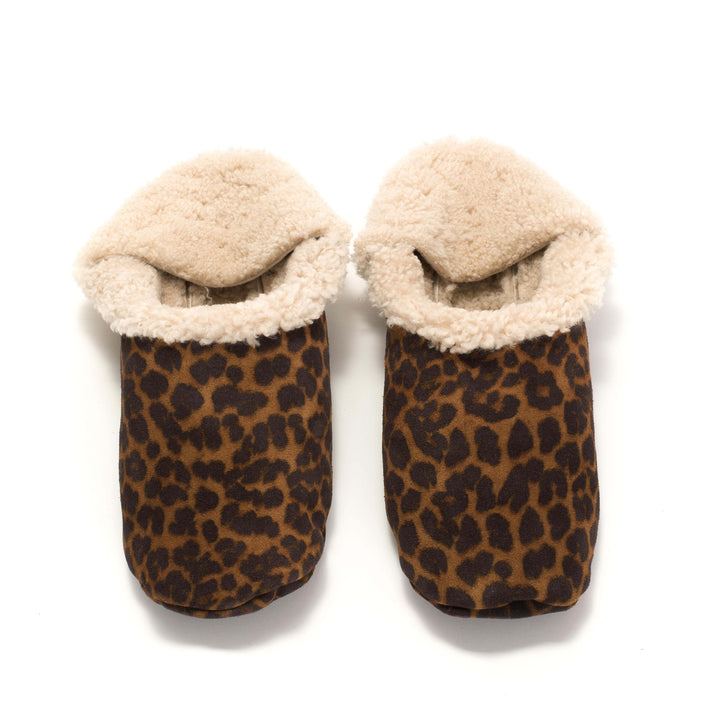 Anonymous Copenhagen Lambiees Shearling Calf Suede Print Leopard