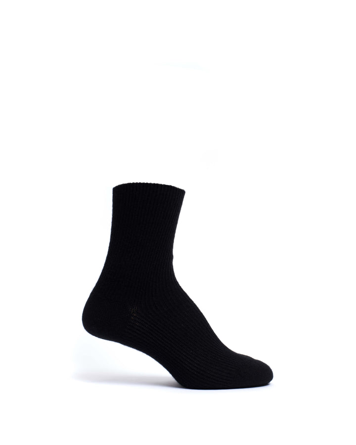 anonymous copenhagen Lanai cashmere socks 70% wool 30% cashmere Black