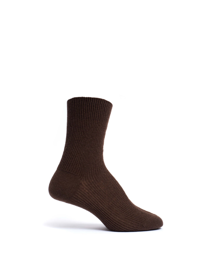 anonymous copenhagen Lanai cashmere socks 70% wool 30% cashmere Chocolate