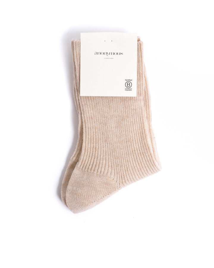 Anonymous Copenhagen Lanai Cashmere Socks 70% Wool 30% Cashmere Powder