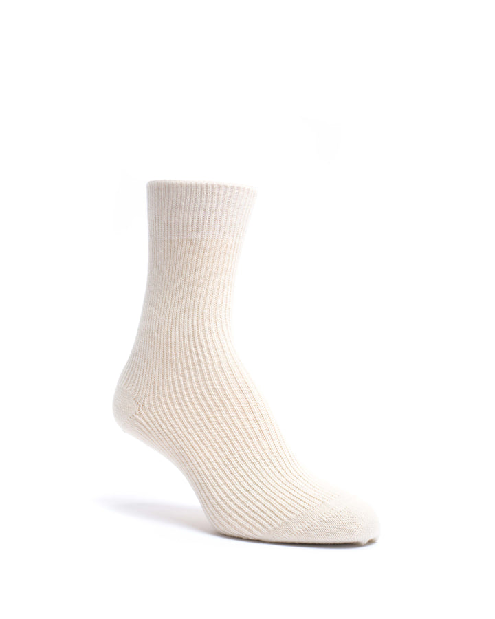 Anonymous Copenhagen Lanai Cashmere Socks 70% Wool 30% Cashmere White Sand