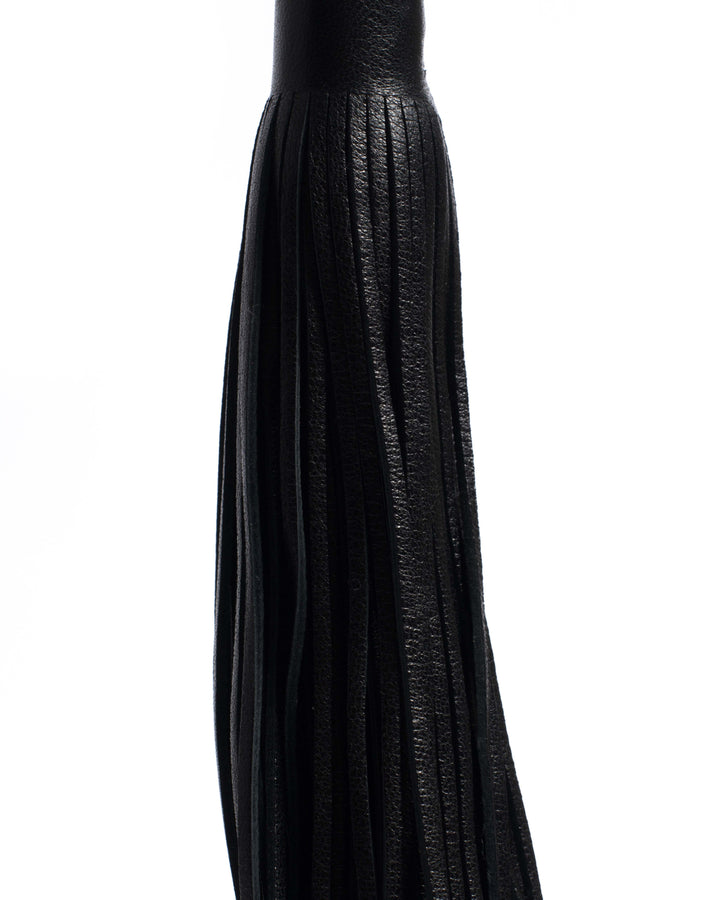 Anonymous Copenhagen Langley Fringe Keyring Silky Lamb Black