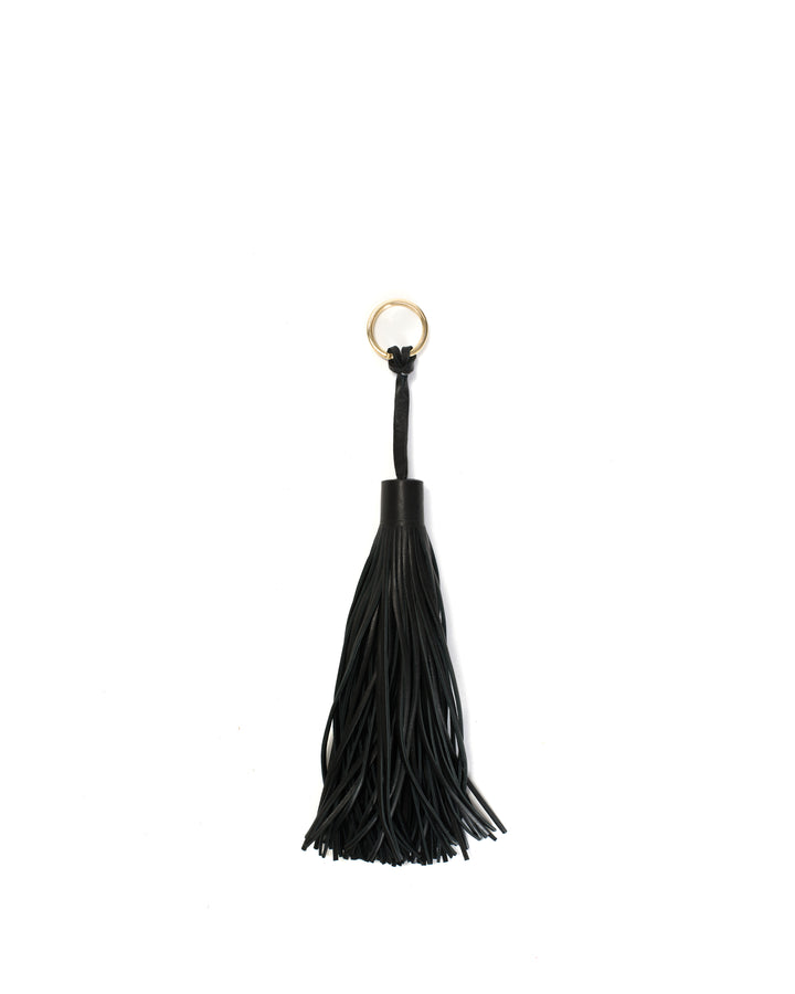anonymous copenhagen Langley fringe keyring Silky lamb Black