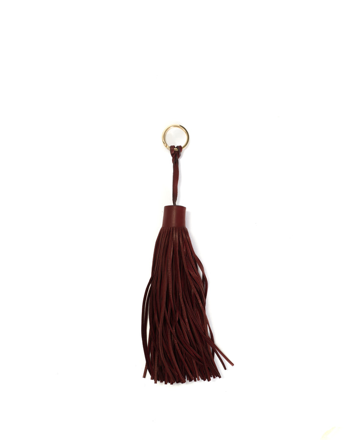 anonymous copenhagen Langley fringe keyring Silky lamb Pomegranate