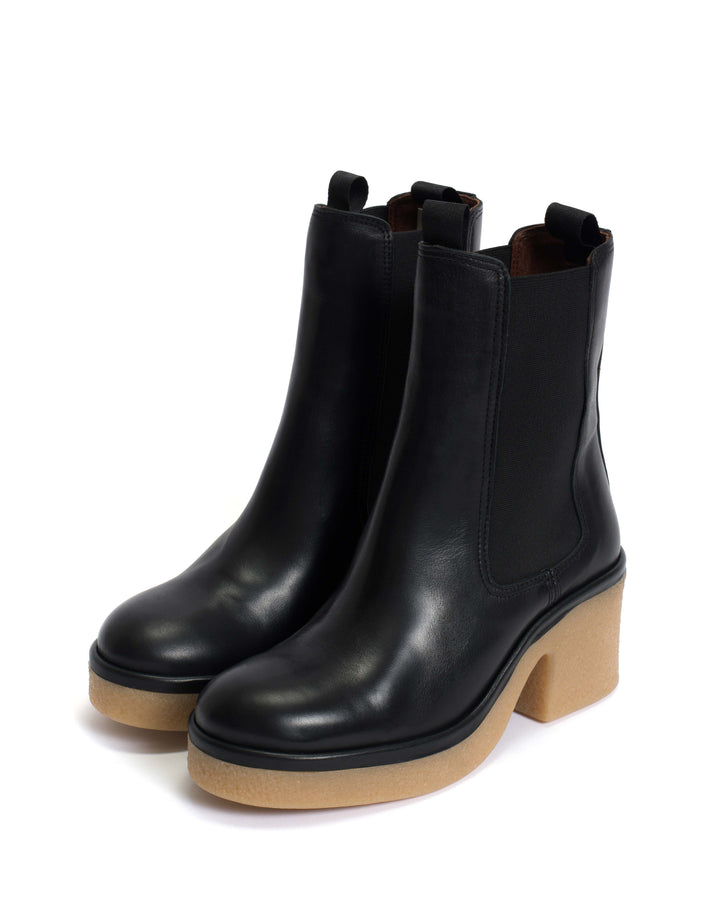 Anonymous Copenhagen Laurell 65 Platform Soft Calf U0026 Sole Black U0026 Natural