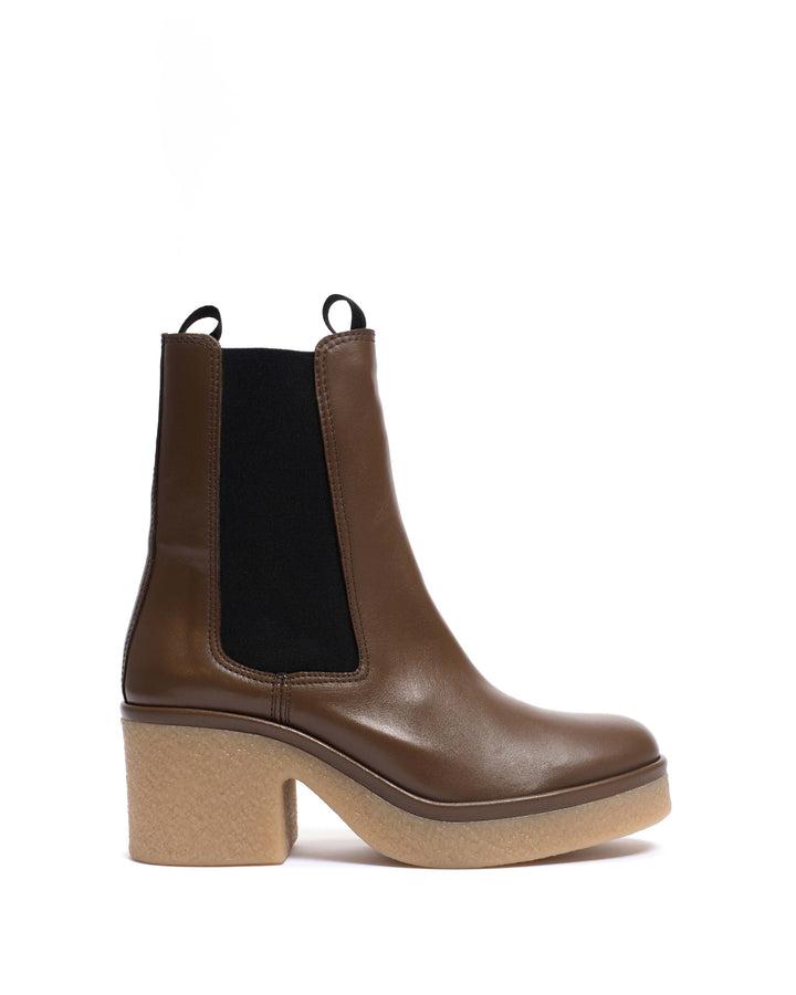 anonymous copenhagen Laurell 65 platform Soft calf u0026 Sole Dark taupe u0026 natural