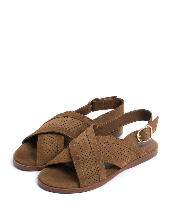 Anonymous Copenhagen Leila 10 Classic Calf Suede Cinnamon