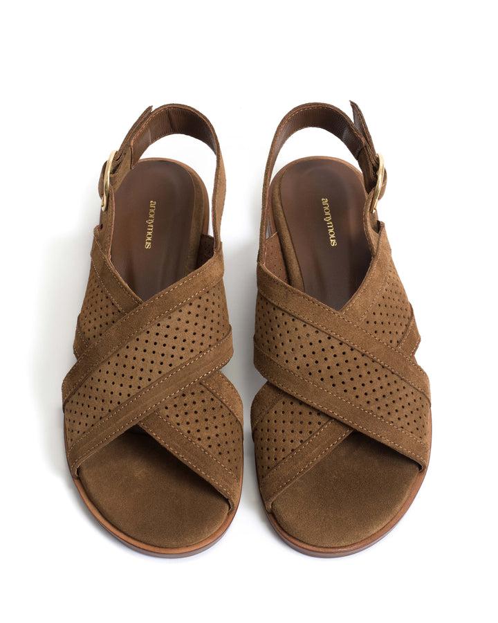 Anonymous Copenhagen Leila 10 Classic Calf Suede Cinnamon