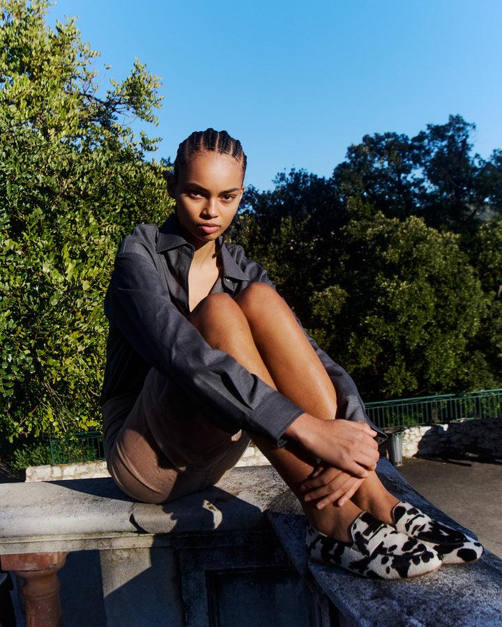 Anonymous Copenhagen Lindsay Calf Hair Holstein Cow