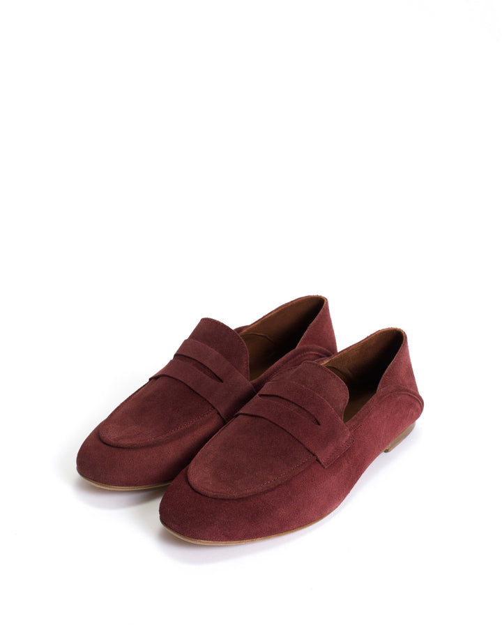 Anonymous Copenhagen Lindsay Calf Suede Pomegranate