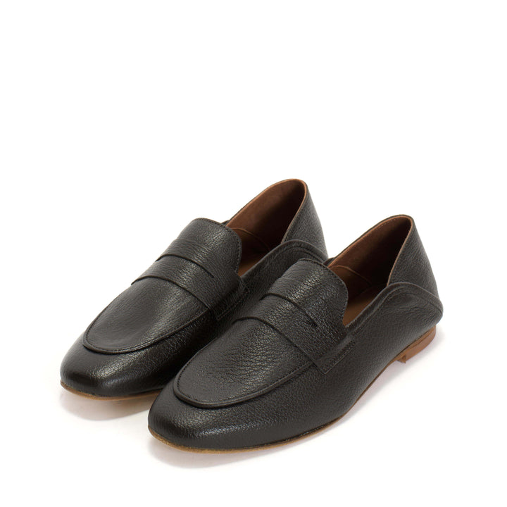 Anonymous Copenhagen Lindsay Grained Chevre Goat Coffee Brown