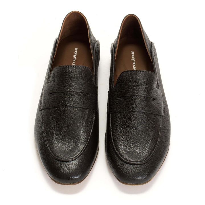 Anonymous Copenhagen Lindsay Grained Chevre Goat Coffee Brown