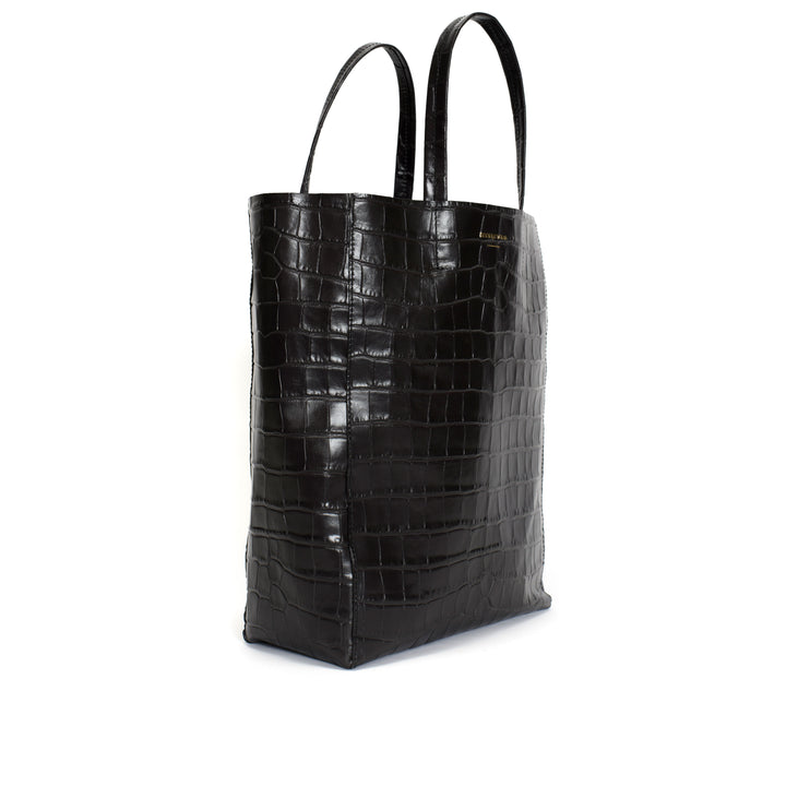 Anonymous Copenhagen Linea Shopper Croco Calf Black