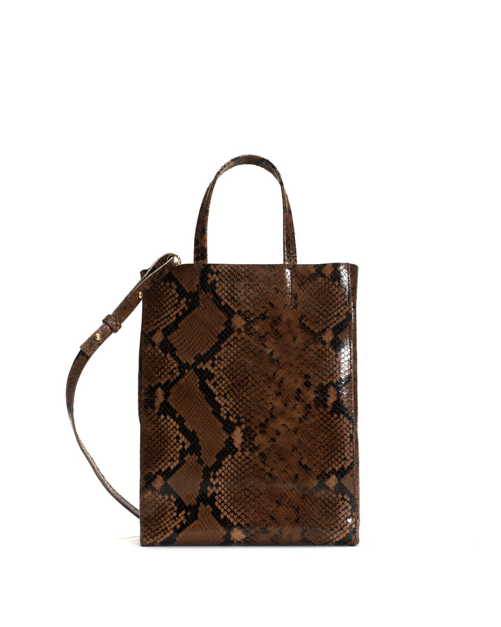 anonymous copenhagen Linea shopper Snake calf Hazelnut