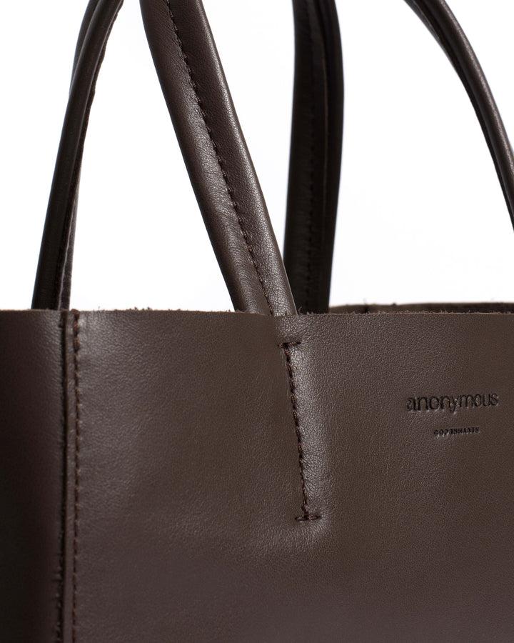 Anonymous Copenhagen Linea Shopper Soft Calf Coffee Brown
