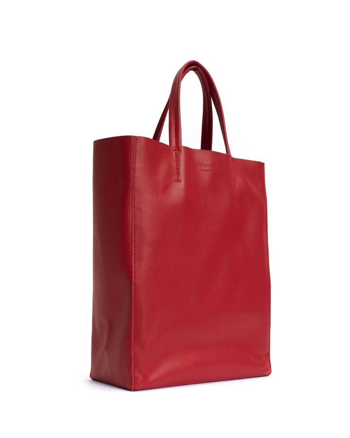 Anonymous Copenhagen Linea Shopper Soft Calf Ruby Red