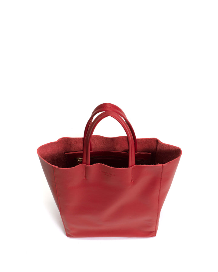 Anonymous Copenhagen Linea Shopper Soft Calf Ruby Red