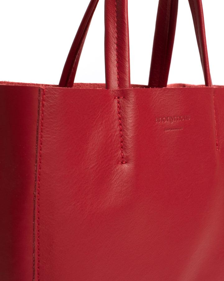 Anonymous Copenhagen Linea Shopper Soft Calf Ruby Red