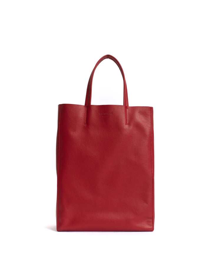 anonymous copenhagen Linea shopper Soft calf Ruby red