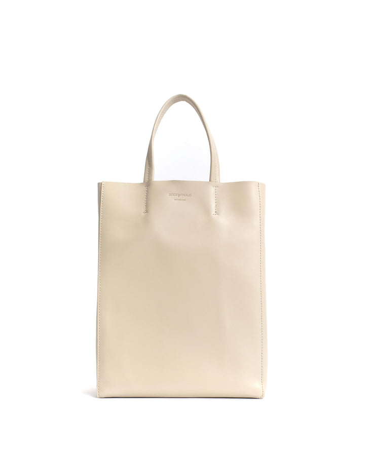 anonymous copenhagen Linea shopper Soft calf White sand