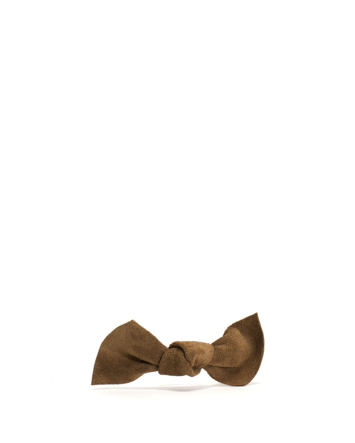 anonymous copenhagen Linnie hair elastic grand bow Calf suede Cinnamon