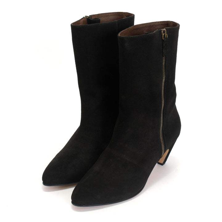 Anonymous Copenhagen Livianna 50 Stiletto Calf Suede Black