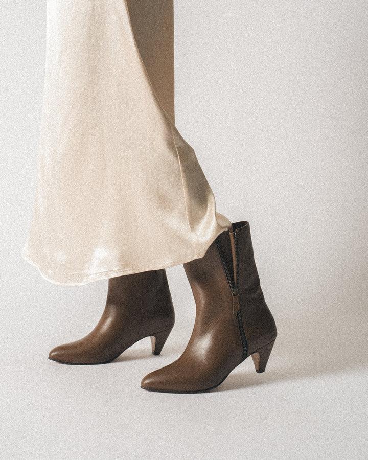 Anonymous Copenhagen Livianna 50 Stiletto Soft Calf Dark Taupe