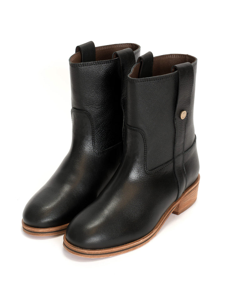 Anonymous Copenhagen Lona Glossy Grained Vegetable Tanned Calf Black