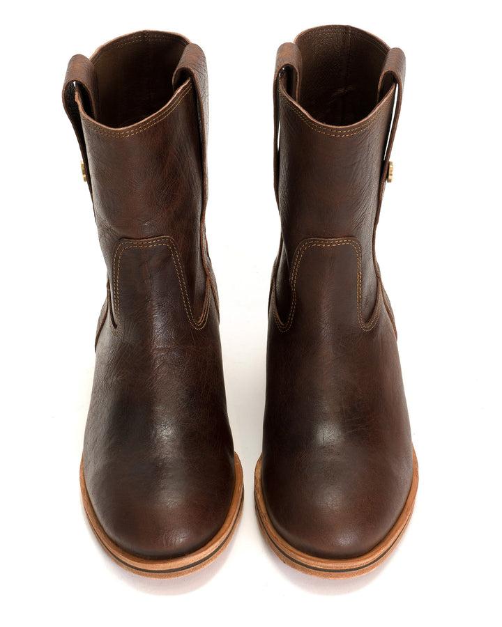 Anonymous Copenhagen Lona Glossy Grained Vegetable Tanned Calf Coffee Brown