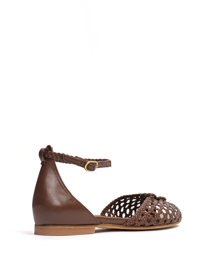 Anonymous Copenhagen Lucy 10 Hand-braided Leather Chocolate