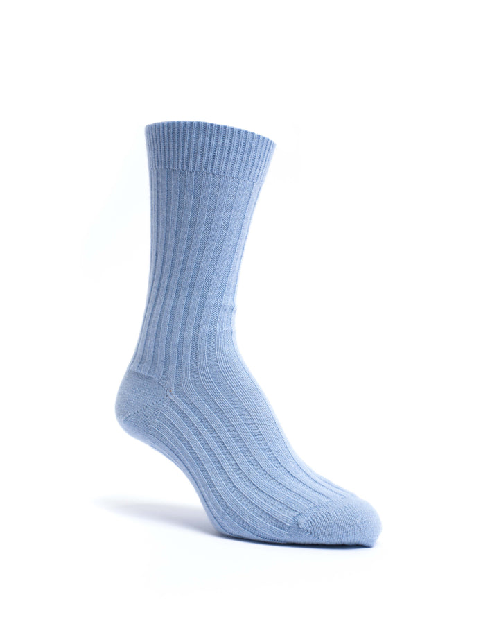 Anonymous Copenhagen Magdai Cashmere Socks 100% Cashmere (socks) Sky Blue
