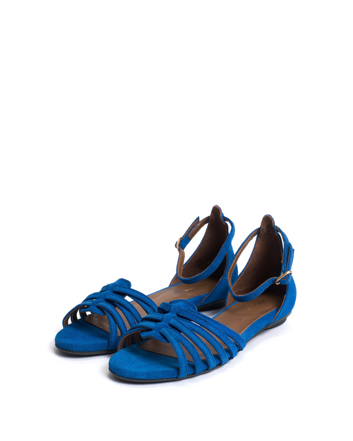 Anonymous Copenhagen Mareike 10 Calf Suede Electric Blue