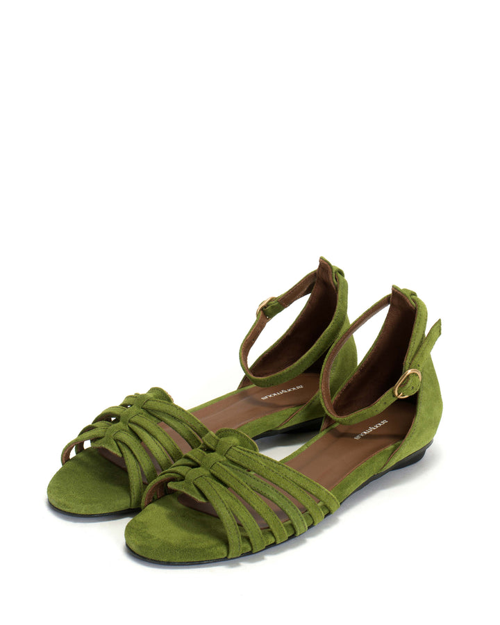 Anonymous Copenhagen Mareike 10 Calf Suede Grass Green