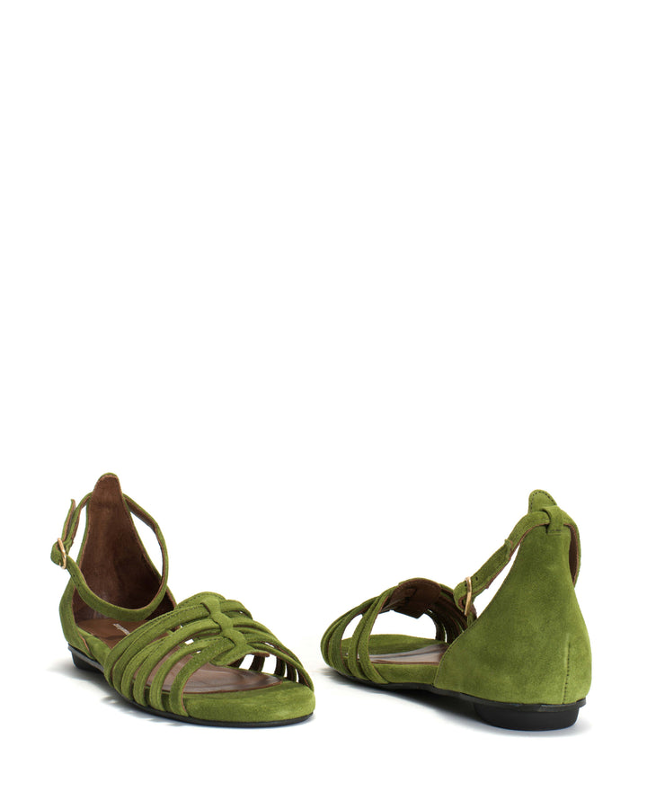 Anonymous Copenhagen Mareike 10 Calf Suede Grass Green