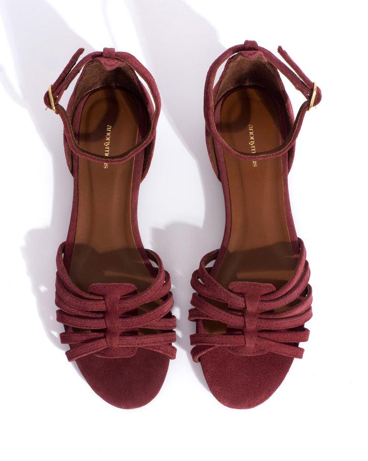 Anonymous Copenhagen Mareike 10 Calf Suede Pomegranate