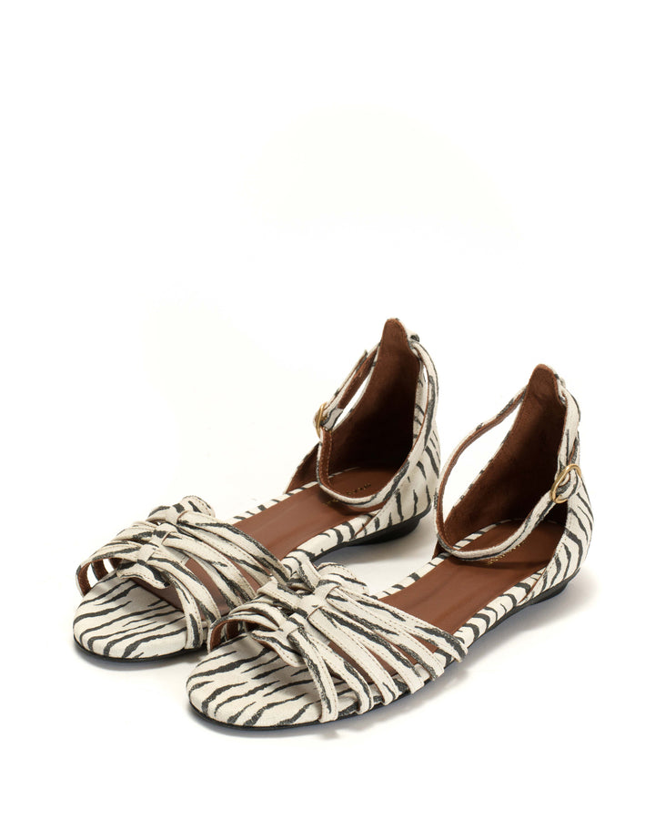 Anonymous Copenhagen Mareike 10 Calf Suede Print Zebra