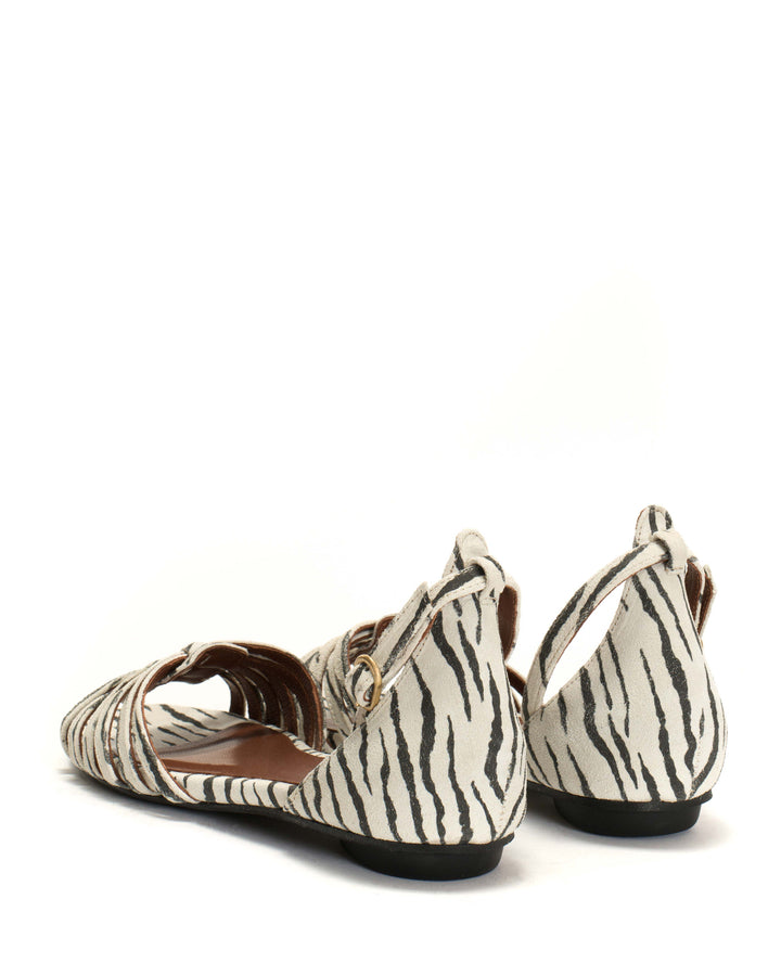 Anonymous Copenhagen Mareike 10 Calf Suede Print Zebra