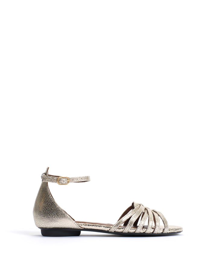 anonymous copenhagen Mareike 10 Crackled metallic goat Champagne