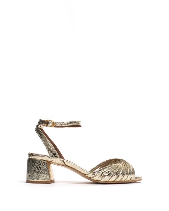 anonymous copenhagen Margriet Crackled metallic goat Champagne