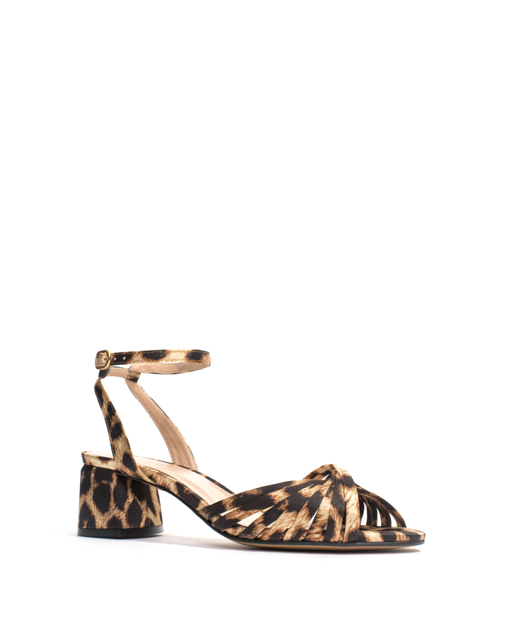 Anonymous Copenhagen Margriet Satin Print Vegan Leopard