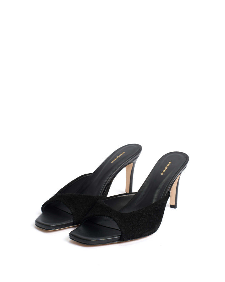 Anonymous Copenhagen Mazy 75 Plushed Calf Suede Black