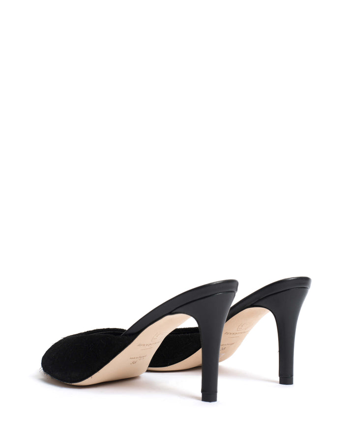 Anonymous Copenhagen Mazy 75 Plushed Calf Suede Black