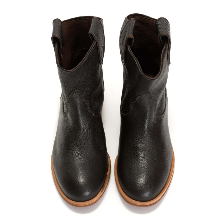 Anonymous Copenhagen Monja Grained Chevre Goat Coffee Brown