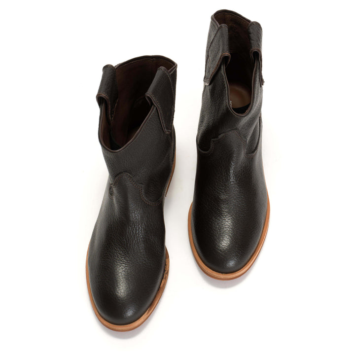 Anonymous Copenhagen Monja Grained Chevre Goat Coffee Brown