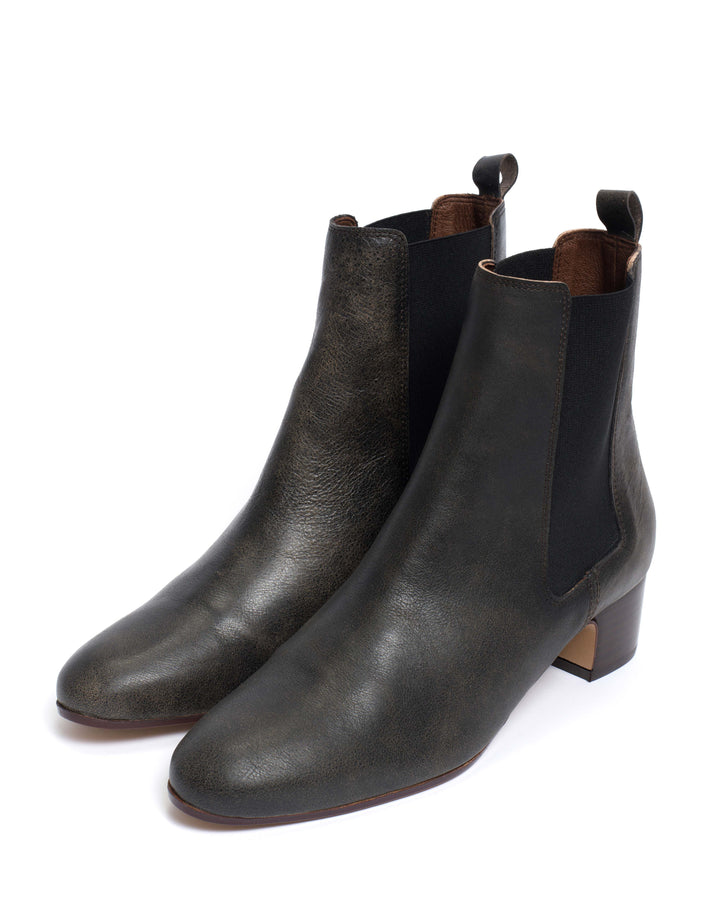 Anonymous Copenhagen Niabella Distressed Vegetable Tanned Calf Off Black