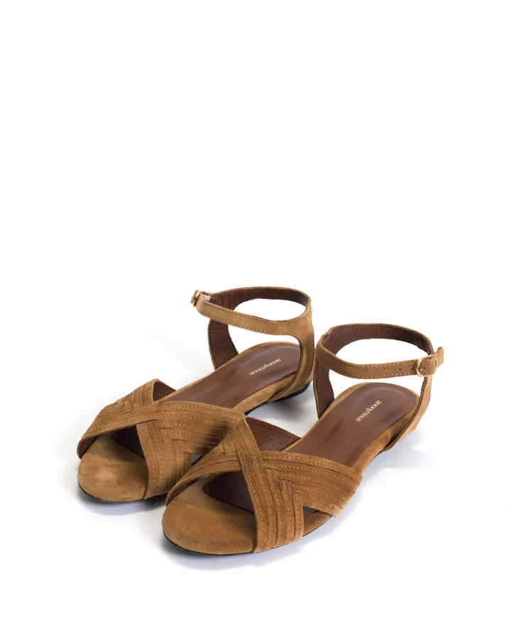 Anonymous Copenhagen Niabi 10 Calf Suede Bamboo Brown