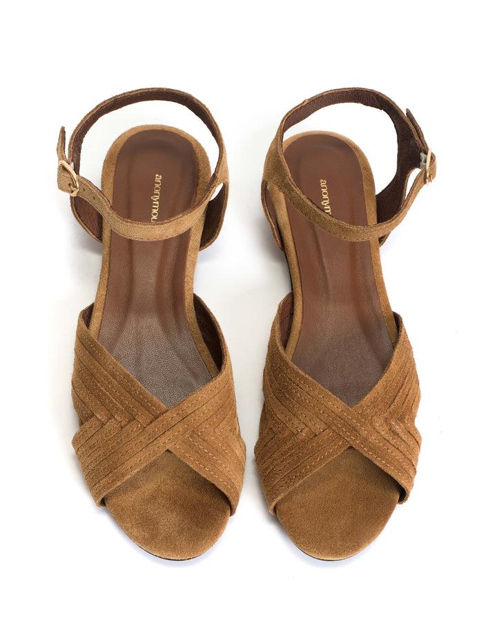 Anonymous Copenhagen Niabi 10 Calf Suede Bamboo Brown