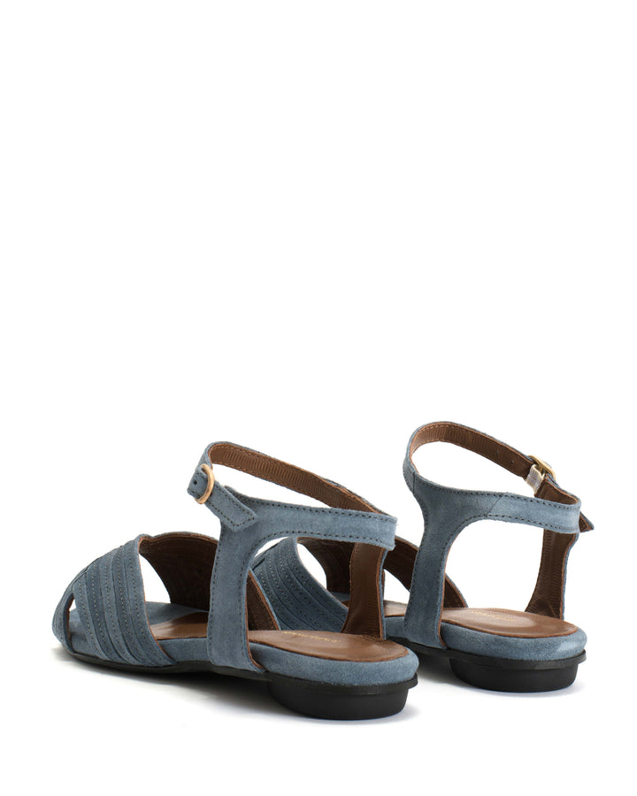 Anonymous Copenhagen Niabi 10 Calf Suede Denim Blue